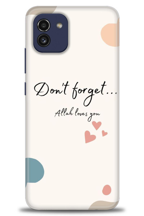 Samsung Galaxy A03 Kılıf HD Baskılı Kılıf - Fragile