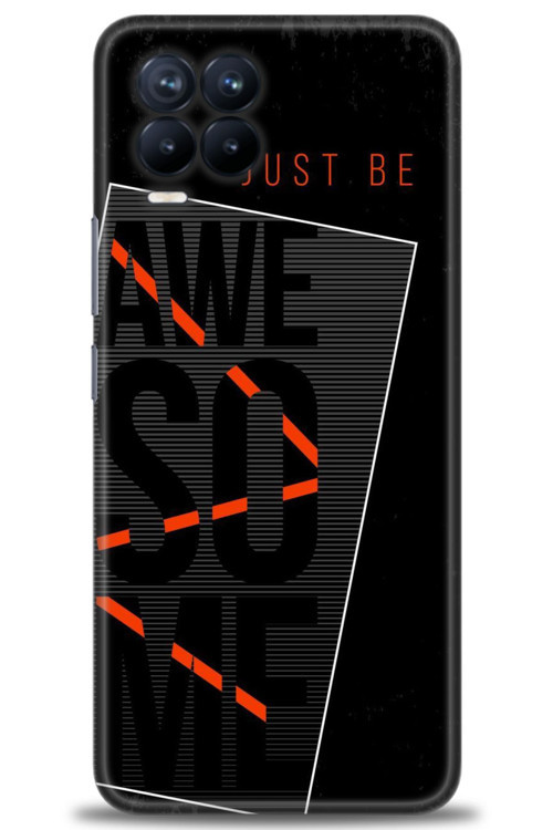 Realme 8 Kılıf HD Baskılı Kılıf - Awesome