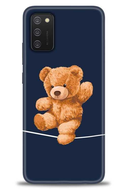 Samsung Galaxy A02S Kılıf HD Baskılı Kılıf - İpteki Teddy