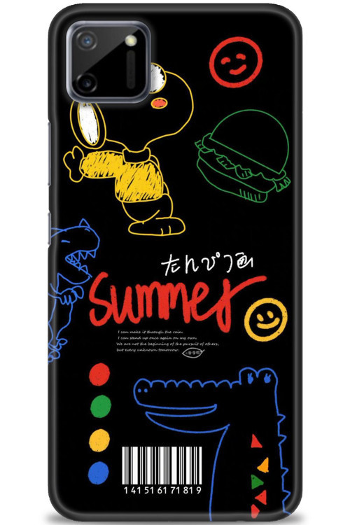 Realme C11 Kılıf HD Baskılı Kılıf - Summer