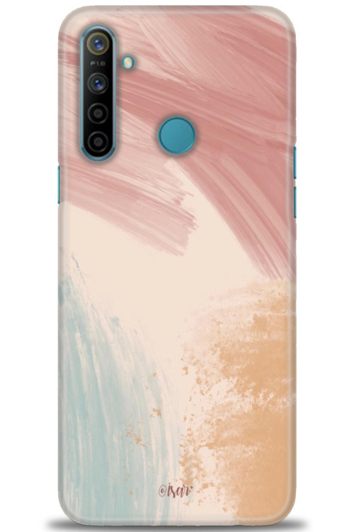 Realme C3 Kılıf HD Baskılı Kılıf - Soft Renkler
