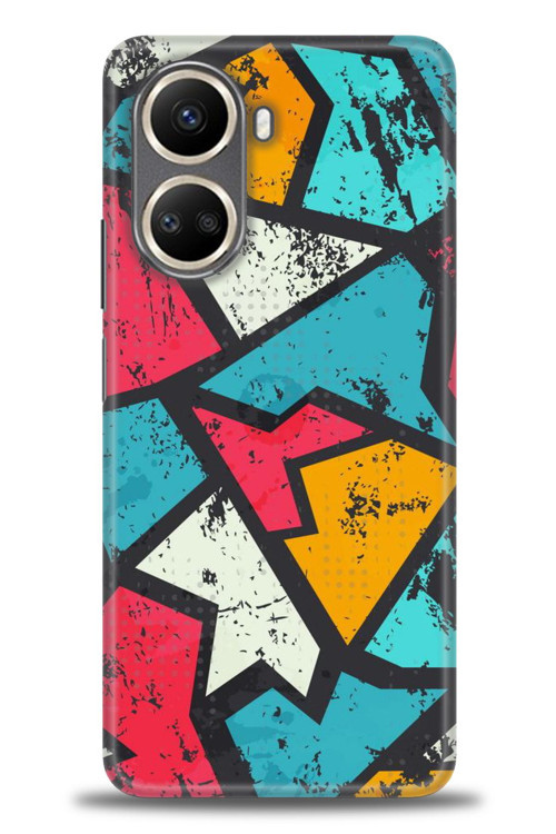 Realme 10 4G Kılıf HD Baskılı Kılıf - Grafiti