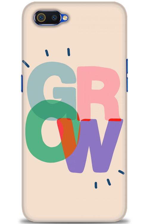Realme C2 Kılıf HD Baskılı Kılıf - Grow