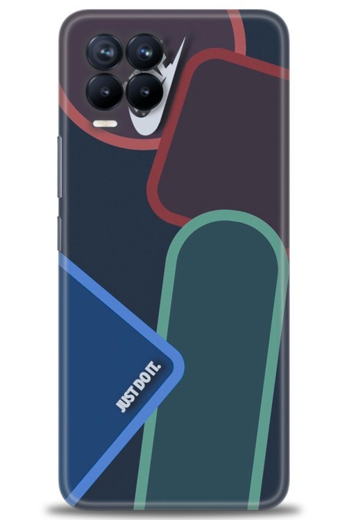 Realme 8 Kılıf HD Baskılı Kılıf - Just Do It