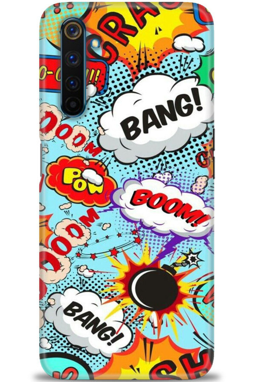 Realme 6 Pro Kılıf HD Baskılı Kılıf - Bang Boom