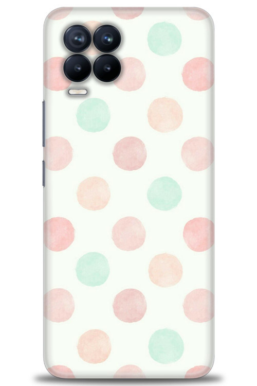 Realme 8 Kılıf HD Baskılı Kılıf - Blue Pink