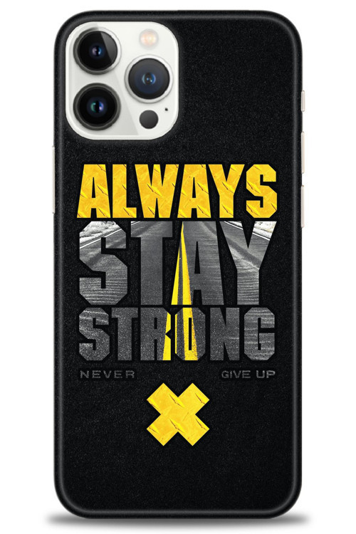 Realme C53 Kılıf HD Baskılı Kılıf - Stay Strong