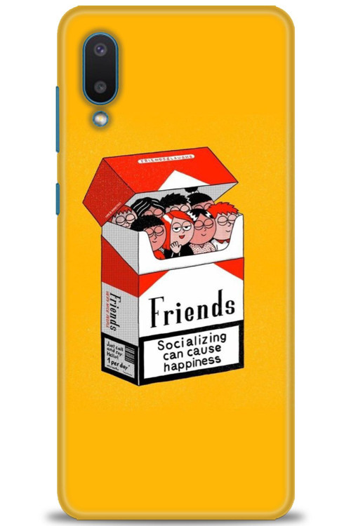 Samsung Galaxy A02 Kılıf HD Baskılı Kılıf - Friends