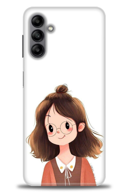 Samsung Galaxy A04S Kılıf HD Baskılı Kılıf - Tatlı Kız