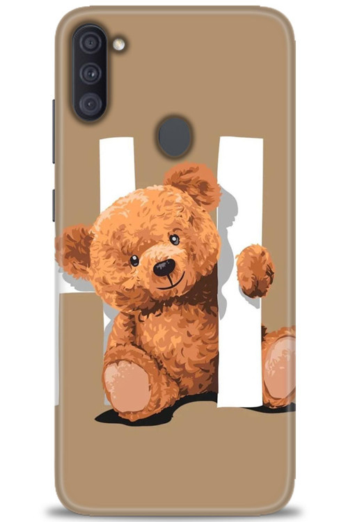 Samsung Galaxy A11 Kılıf HD Baskılı Kılıf - Teddy Hı