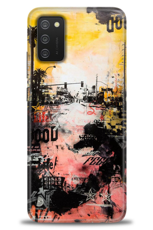 Samsung Galaxy A02S Kılıf HD Baskılı Kılıf - Karışık Baskı