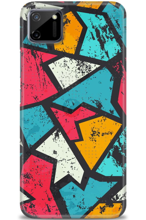 Realme C11 Kılıf HD Baskılı Kılıf - Grafiti
