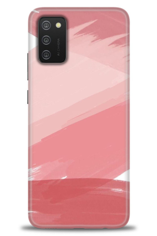 Samsung Galaxy A03S Kılıf HD Baskılı Kılıf - Pembe Palet