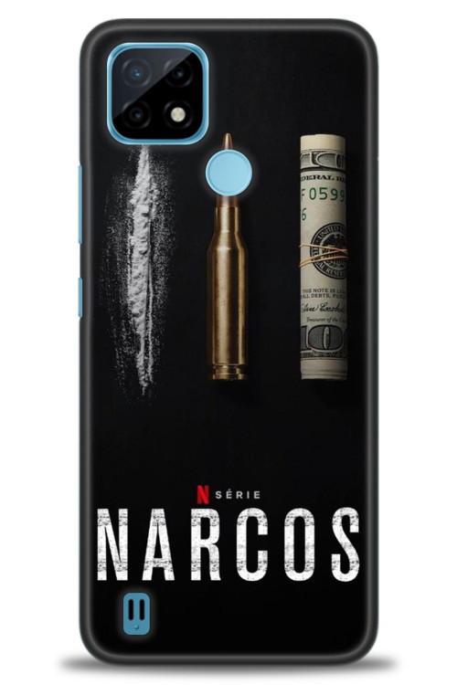 Realme C21 Kılıf HD Baskılı Kılıf - Narcos