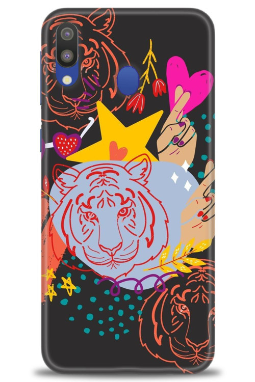 Samsung Galaxy A10S Kılıf HD Baskılı Kılıf - Kaplan