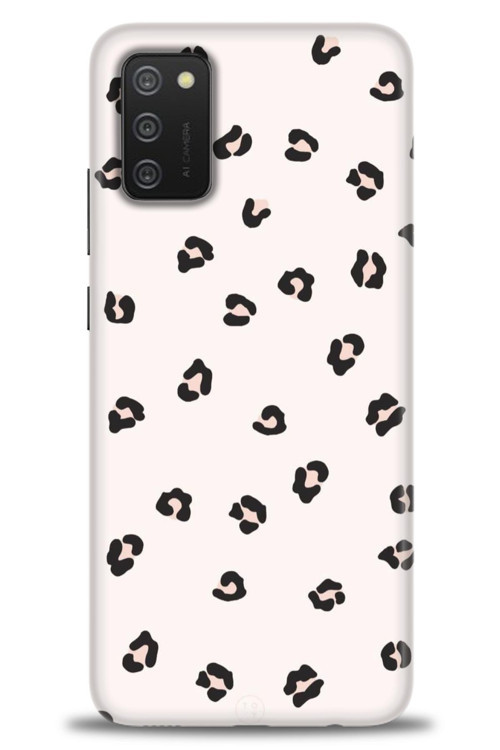 Samsung Galaxy A03S Kılıf HD Baskılı Kılıf - Kahveli Leopar