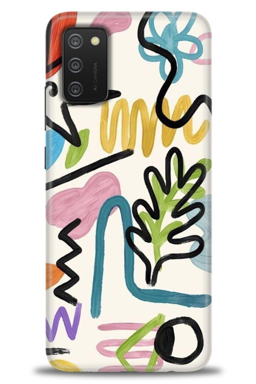 Samsung Galaxy A03S Kılıf HD Baskılı Kılıf - Çizimler