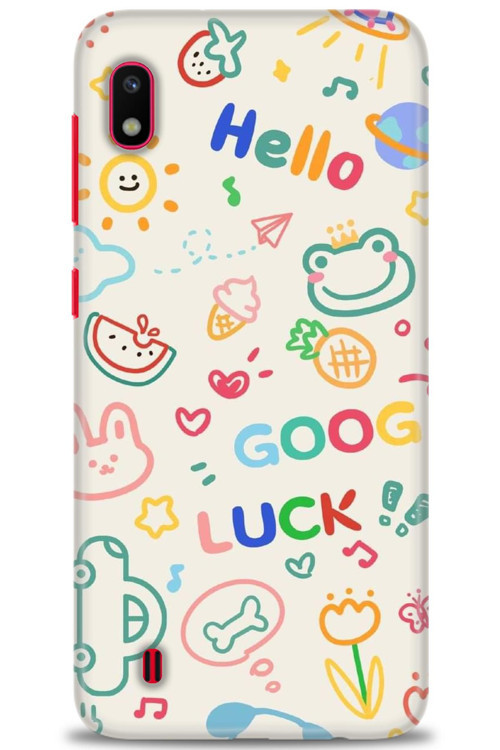 Samsung Galaxy A10 Kılıf HD Baskılı Kılıf - Goog Luck