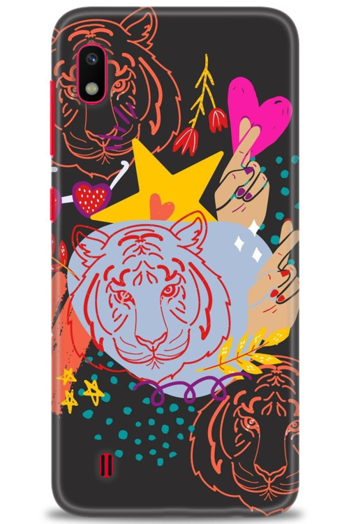 Samsung Galaxy A10 Kılıf HD Baskılı Kılıf - Kaplan