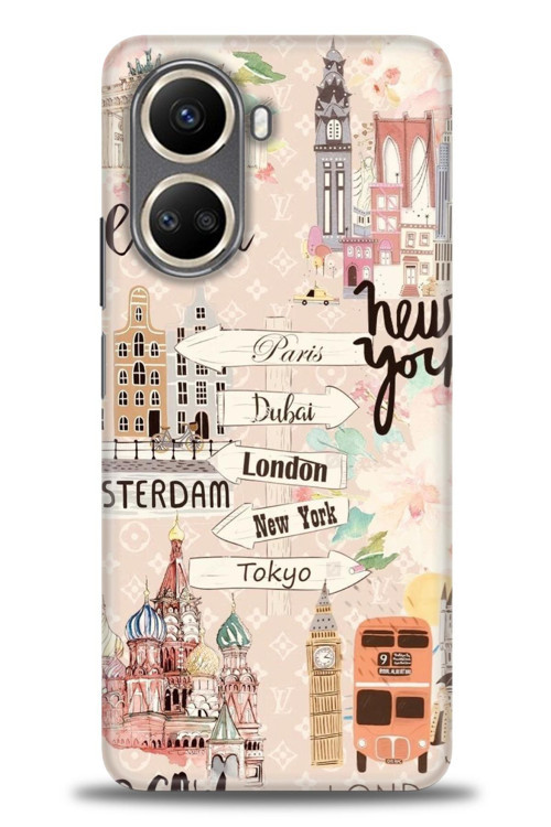 Realme 10 4G Kılıf HD Baskılı Kılıf - Berlin Set