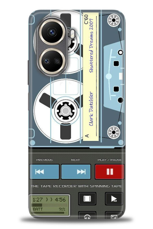 Realme 10 4G Kılıf HD Baskılı Kılıf - Nostaljik Kaset