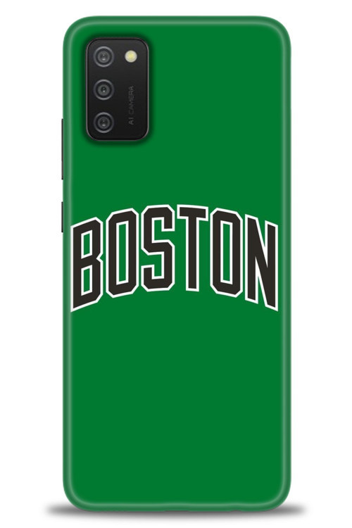 Samsung Galaxy A03S Kılıf HD Baskılı Kılıf - Boston Yeşil