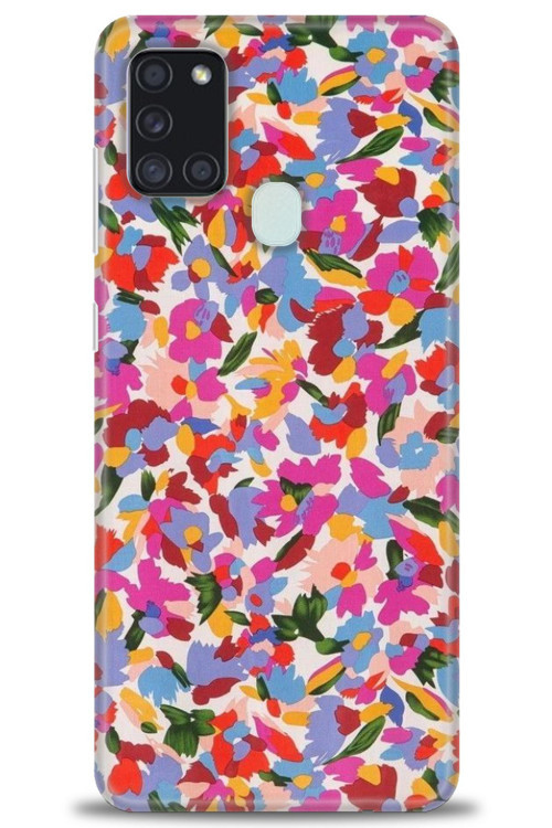 Samsung Galaxy A21S Kılıf HD Baskılı Kılıf - Renkli Baskı