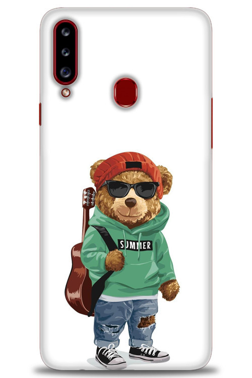 Samsung Galaxy A20S Kılıf HD Baskılı Kılıf - Teddy Bear
