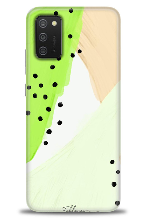 Samsung Galaxy A03S Kılıf HD Baskılı Kılıf - Fıstık Yeşili