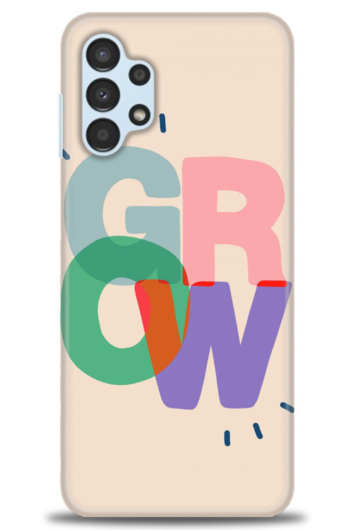 Samsung Galaxy A13 4G Kılıf HD Baskılı Kılıf - Grow