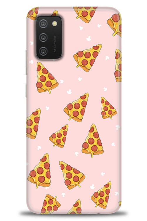 Samsung Galaxy A03S Kılıf HD Baskılı Kılıf - Pizza Dilimleri
