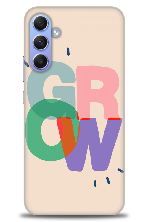Samsung Galaxy A34 Kılıf HD Baskılı Kılıf - Grow
