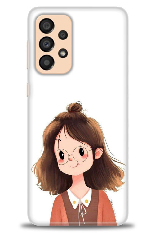 Samsung Galaxy A33 5G Kılıf HD Baskılı Kılıf - Tatlı Kız