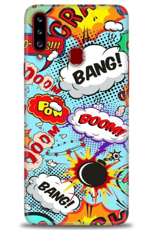 Samsung Galaxy A20S Kılıf HD Baskılı Kılıf - Bang Boom