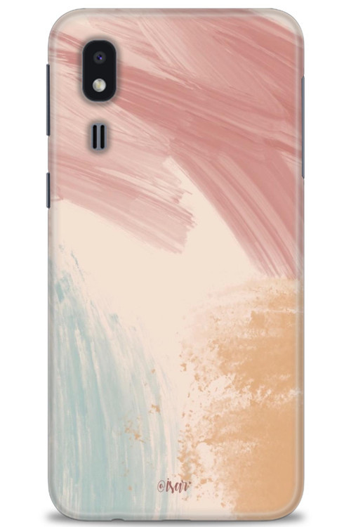Samsung Galaxy A2 Core Kılıf HD Baskılı Kılıf - Soft Renkler