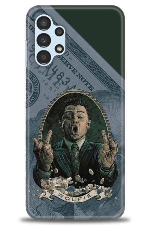 Samsung Galaxy A13 4G Kılıf HD Baskılı Kılıf - Dolar