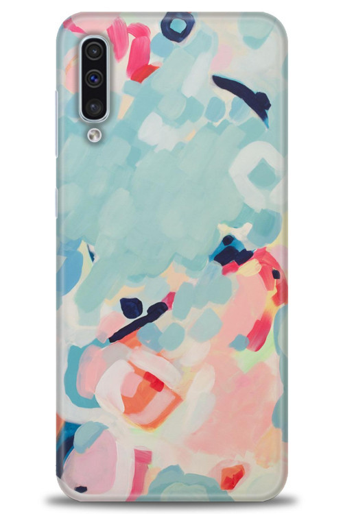 Samsung Galaxy A50 Kılıf HD Baskılı Kılıf - Mavi