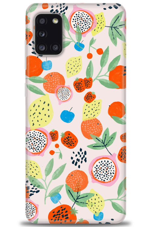 Samsung Galaxy A31 Kılıf HD Baskılı Kılıf - Ejder Meyvesi