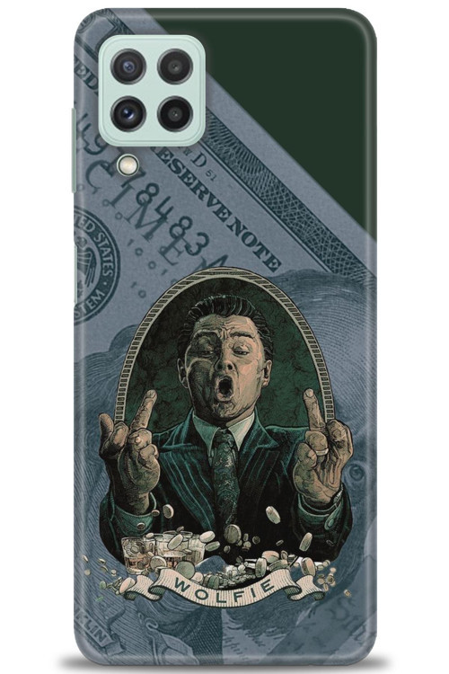 Samsung Galaxy A22 Kılıf HD Baskılı Kılıf - Dolar