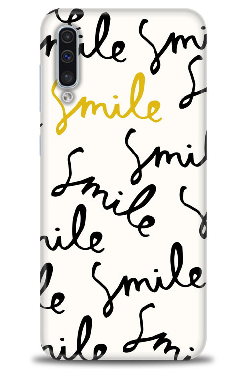 Samsung Galaxy A50S Kılıf HD Baskılı Kılıf - S Smile