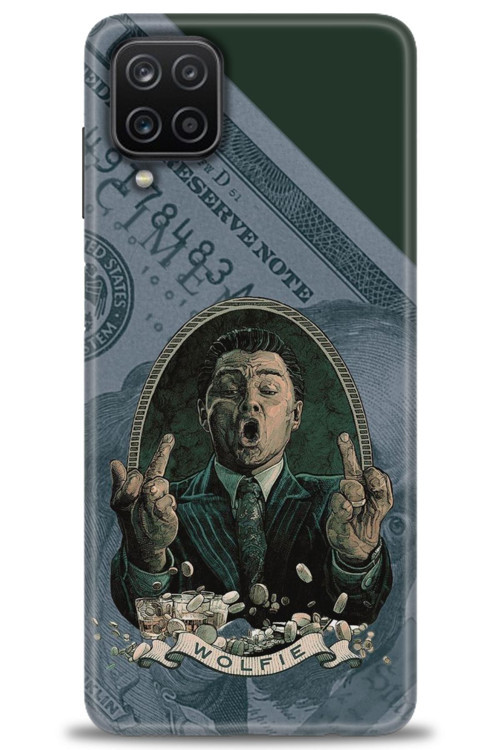Samsung Galaxy A12 Kılıf HD Baskılı Kılıf - Dolar