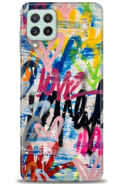 Samsung Galaxy A22 Kılıf HD Baskılı Kılıf - Lovee