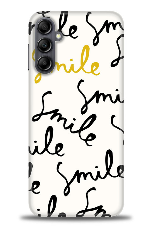 Samsung Galaxy A14 Kılıf HD Baskılı Kılıf - S Smile
