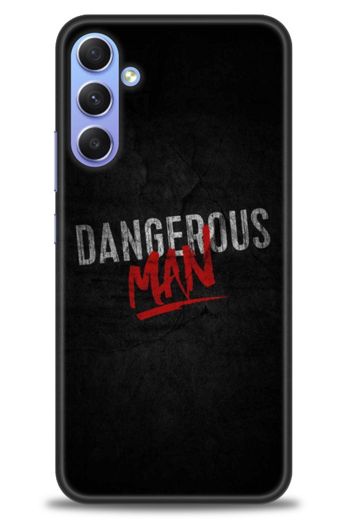 Samsung Galaxy A34 Kılıf HD Baskılı Kılıf - Dangerous Man
