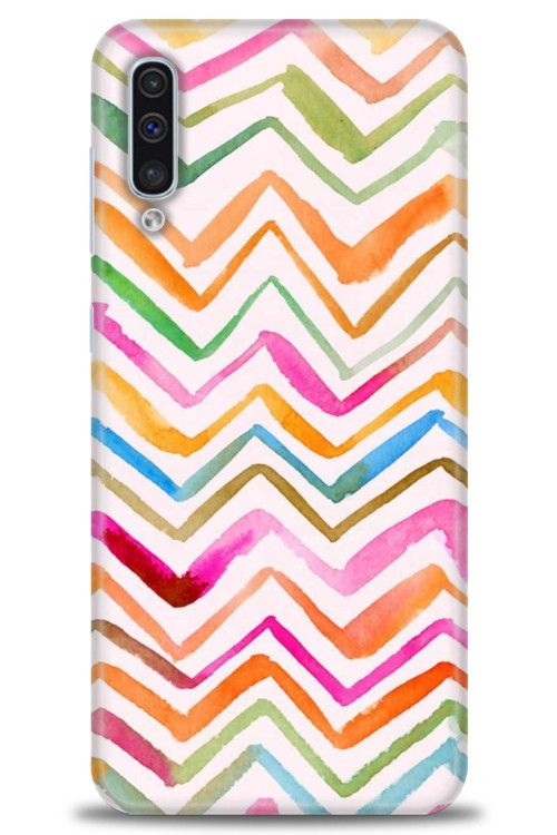 Samsung Galaxy A30S Kılıf HD Baskılı Kılıf - Zikzak