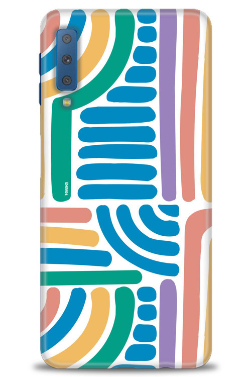 Samsung Galaxy A7 2018 Kılıf HD Baskılı Kılıf - Joy