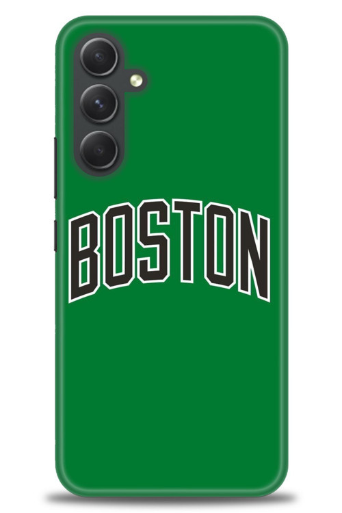 Samsung Galaxy A54 Kılıf HD Baskılı Kılıf - Boston Yeşil