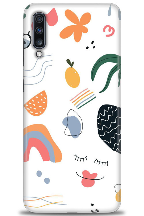 Samsung Galaxy A70 Kılıf HD Baskılı Kılıf - Drawing