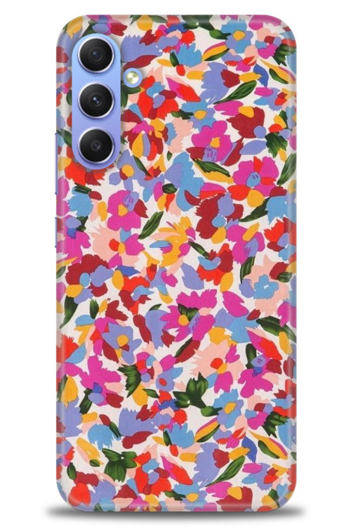 Samsung Galaxy A34 Kılıf HD Baskılı Kılıf - Renkli Baskı