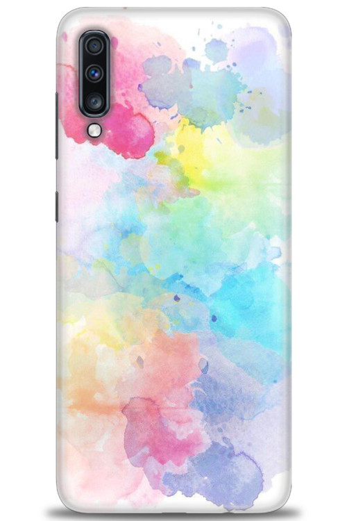 Samsung Galaxy A70 Kılıf HD Baskılı Kılıf - Renk Paleti